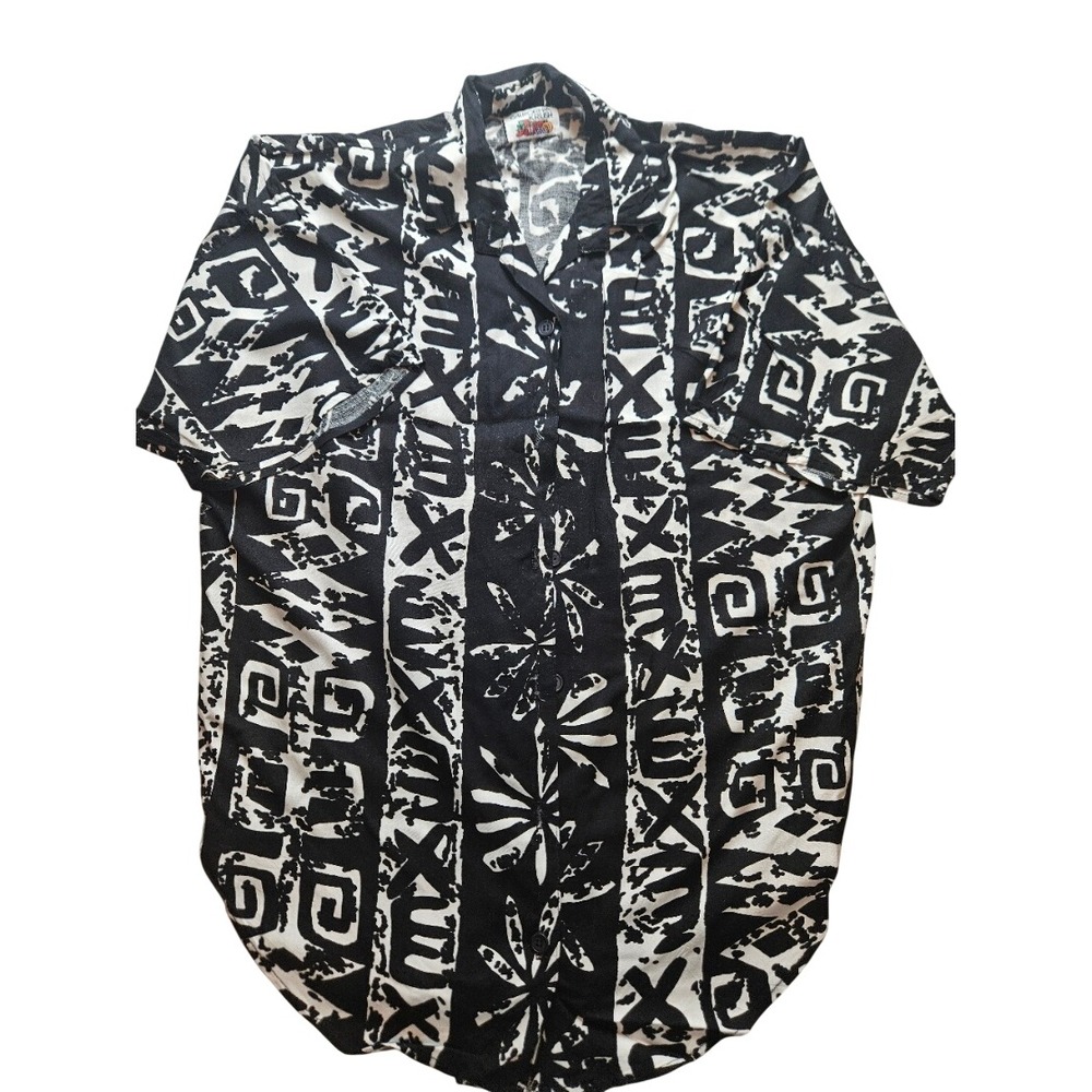 California Krush Mens Tribal Abstract 90s Indie Grunge streetwear White Small